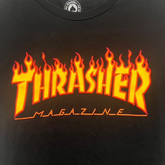 Thrasher magazine flame tshirt - size M - Picture 2 of 6